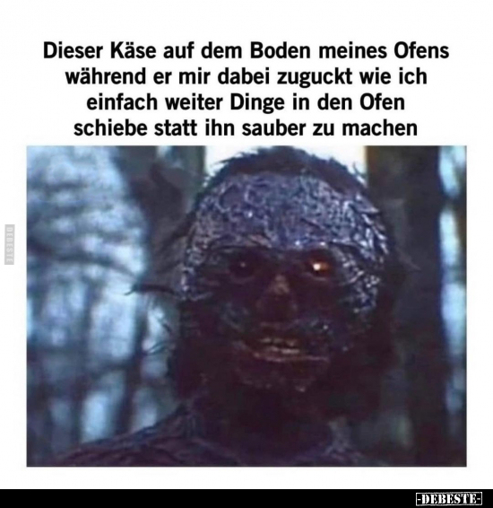 Dieser Käse auf dem Boden meines Ofens.. - Lustige Bilder | DEBESTE.de