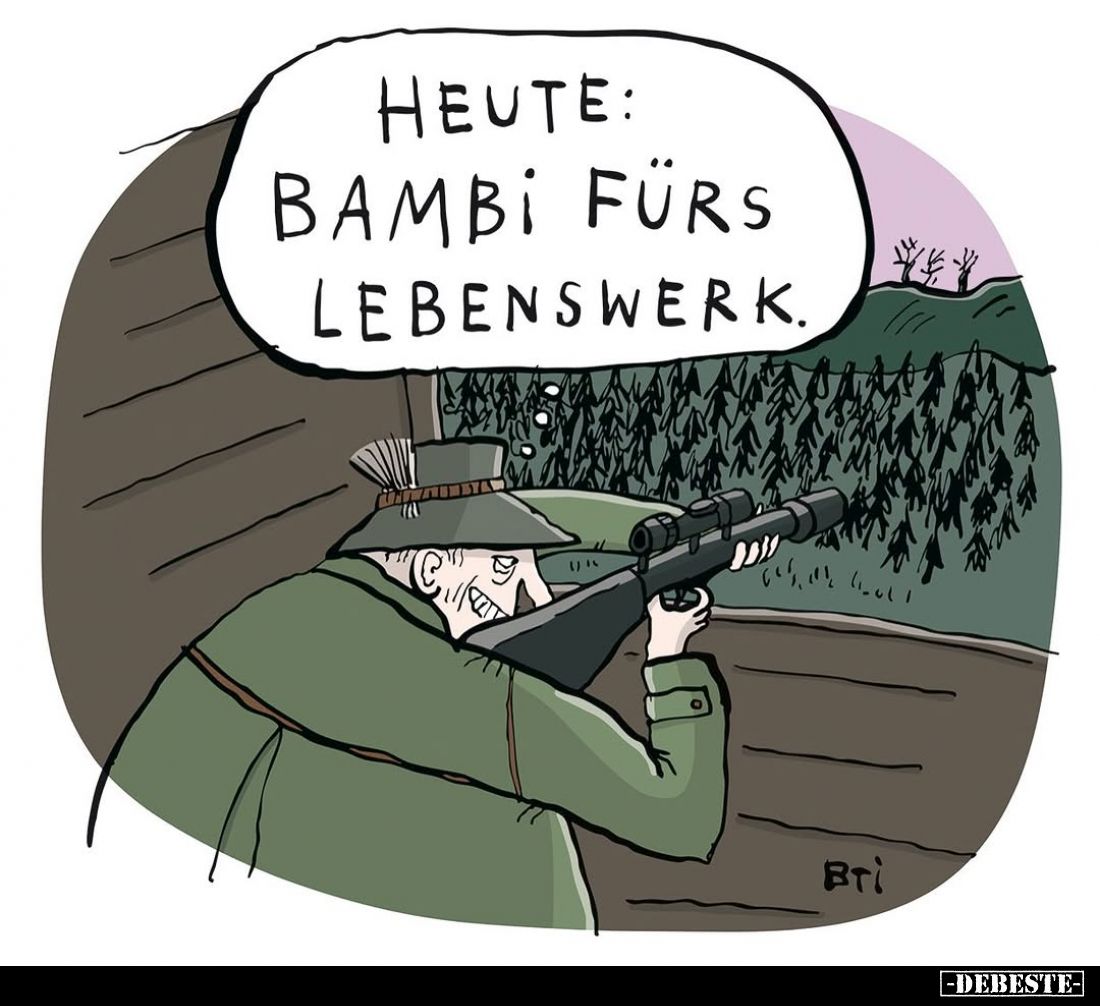 Heute: Bambi fürs Lebenswerk.