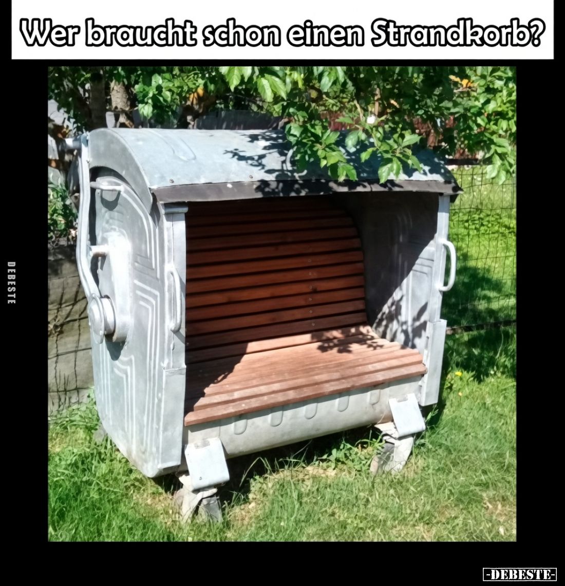 Wer braucht schon einen Strandkorb?