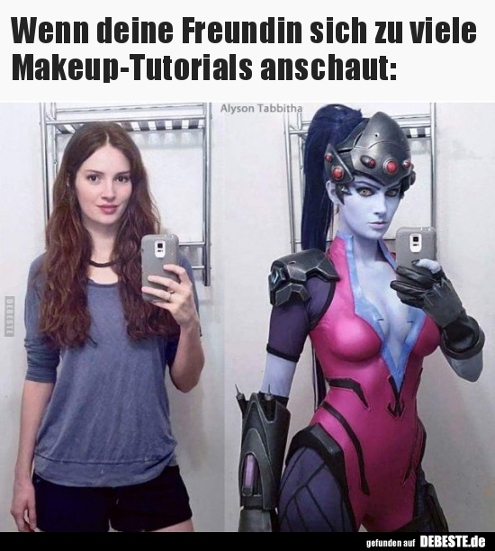 Wenn deine Freundin sich zu viele Makeup-Tutorials..