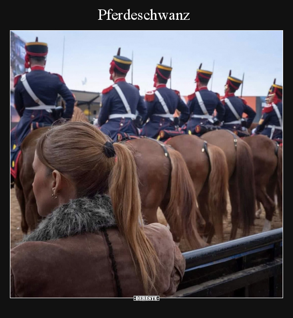 Pferdeschwanz.. - Lustige Bilder | DEBESTE.de