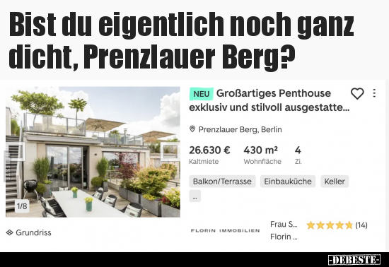 Bist du eigentlich noch ganz dicht, Prenzlauer Berg?..