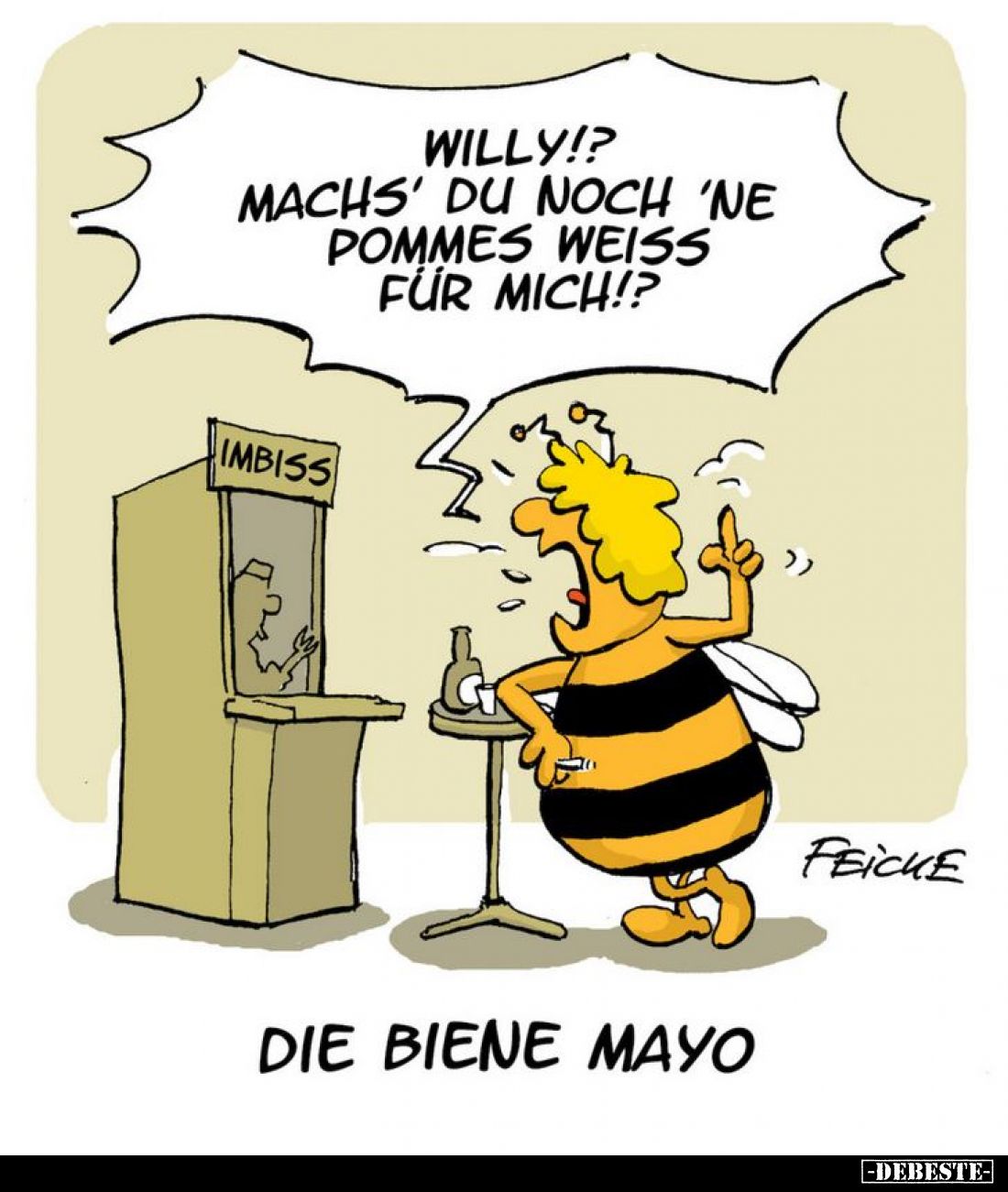 Die Biene Mayo - Willy!? Mach's du noch 'ne Pommes weiss für mich!?
