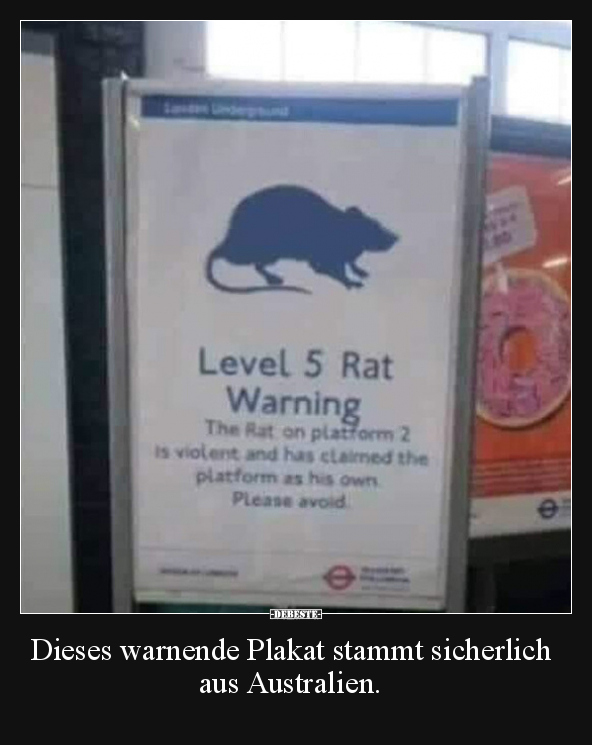 Dieses warnende Plakat stammt sicherlich aus Australien... - Lustige Bilder | DEBESTE.de