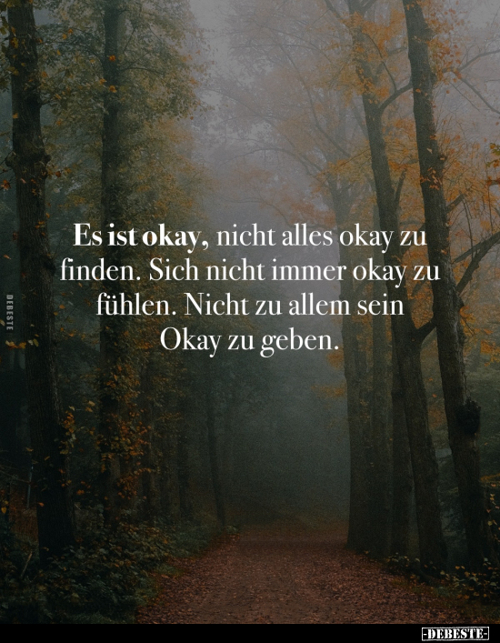 Es ist okay, nicht alles okay zu finden.. - Lustige Bilder | DEBESTE.de