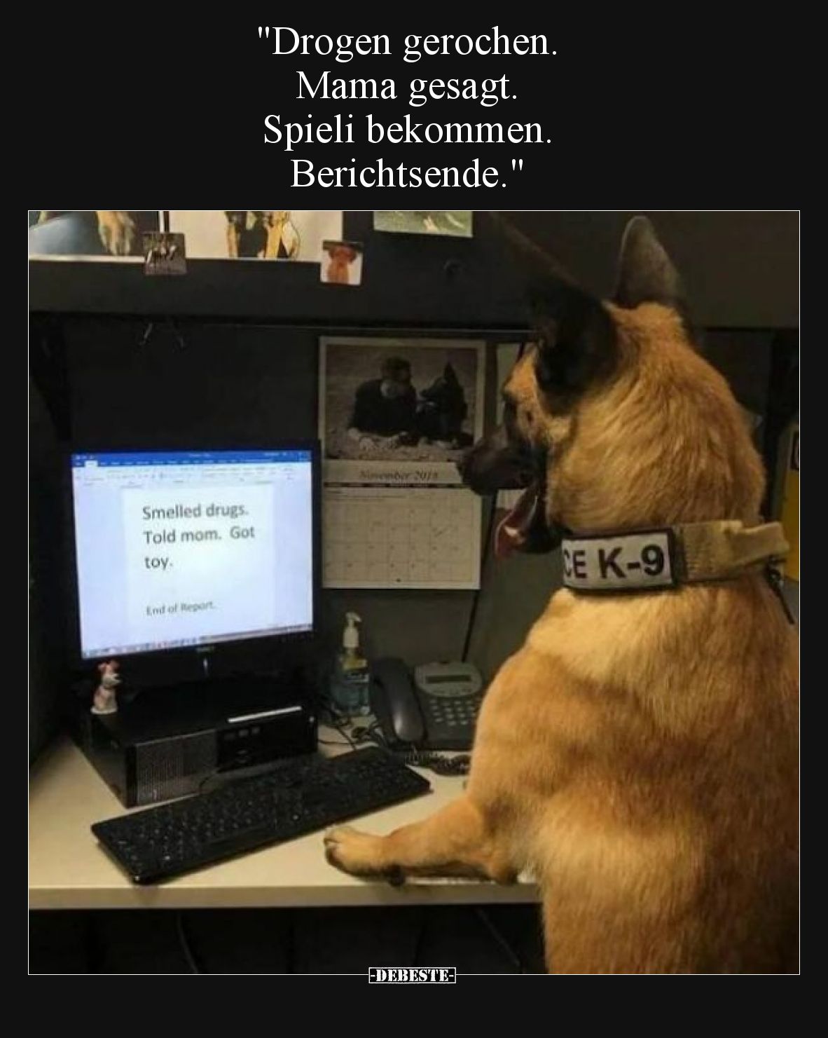 Drogen gerochen. Mama gesagt. Spieli bekommen... - Lustige Bilder | DEBESTE.de
