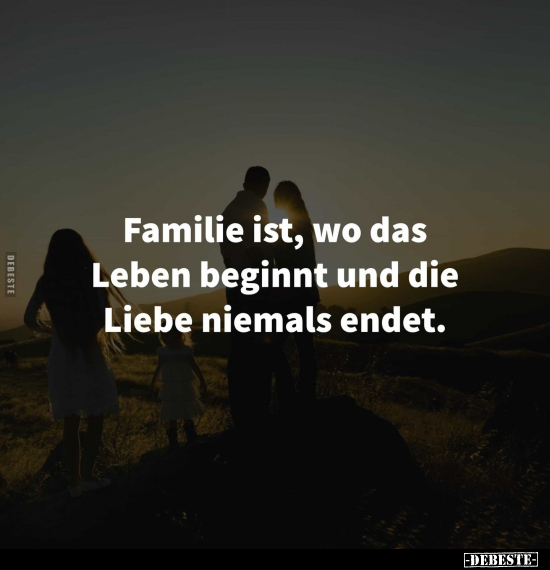 Familie, Leben, Liebe