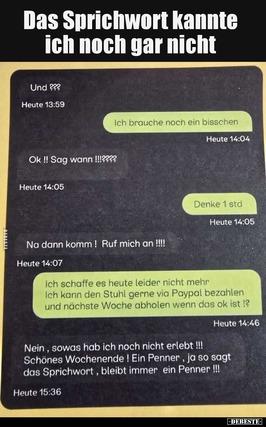 Das Sprichwort kannte ich noch gar nicht
-
Und ???
-
Ich brauche noch ein bisschen
-
Ok !! Sag wann !!!????
-
Denke 1...