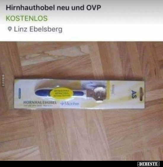 Hirnhauthobel neu und OVP.. - Lustige Bilder | DEBESTE.de