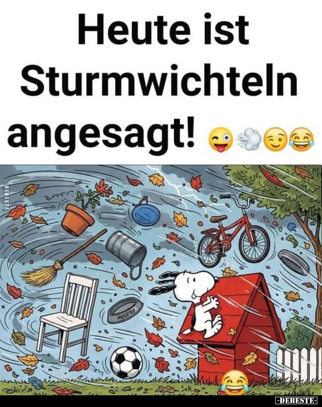 Heute ist Sturmwichteln angesagt!