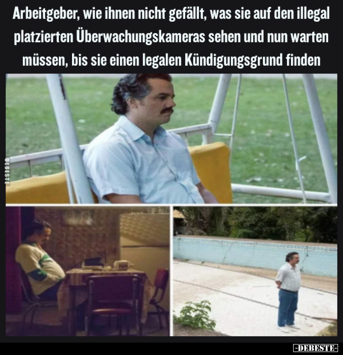 Arbeitgeber, wie ihnen nicht gefällt, was sie auf den illegal platzierten Überwachungskameras sehen und nun warten müssen, bi...