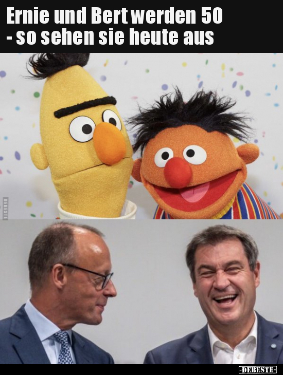 Ernie und Bert werden 50 - so sehen sie heute aus.. - Lustige Bilder | DEBESTE.de