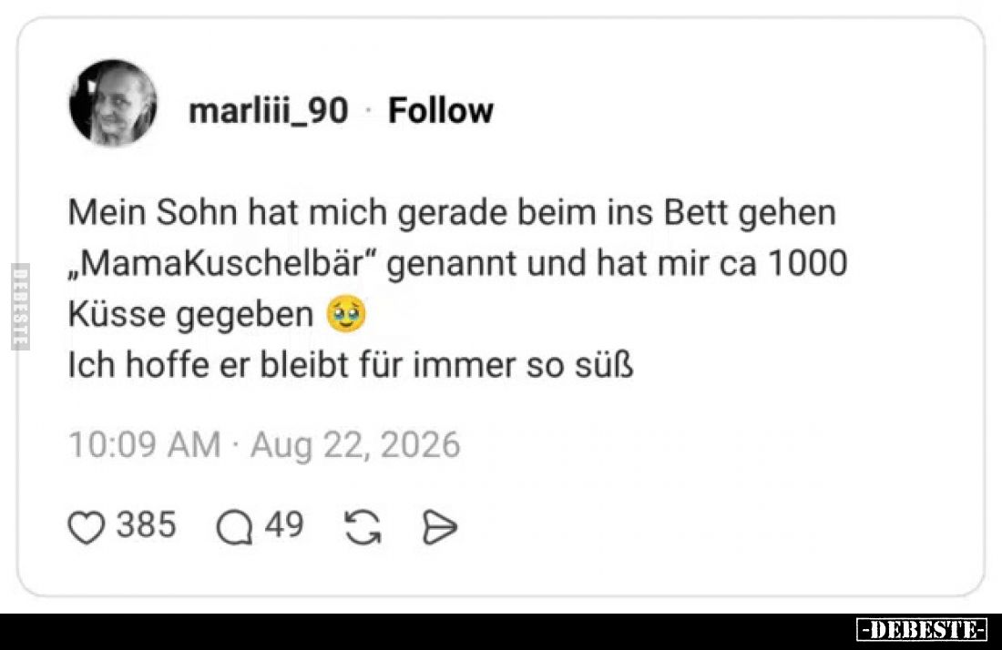 Mein Sohn hat mich gerade beim ins Bett gehen.. - Lustige Bilder | DEBESTE.de