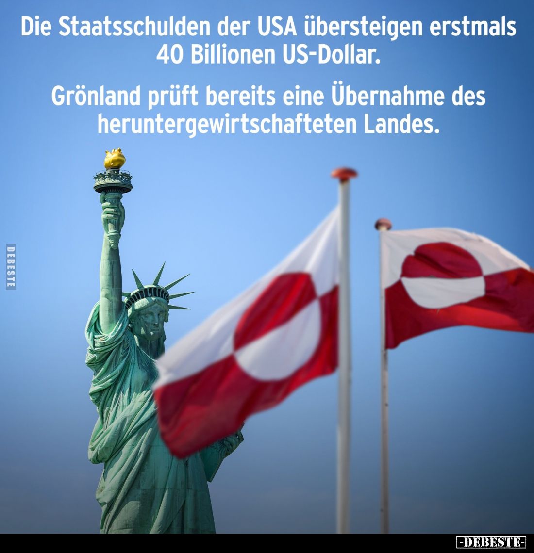 Die Staatsschulden der USA übersteigen... - Lustige Bilder | DEBESTE.de