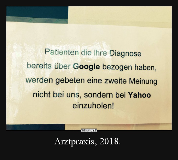 Arztpraxis, 2018... - Lustige Bilder | DEBESTE.de
