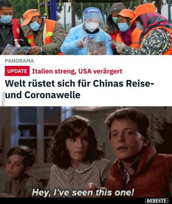Welt rüstet sich für Chinas Reise- und Coronawelle.. - Lustige Bilder | DEBESTE.de