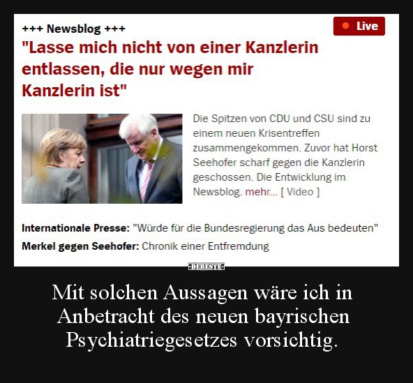 Mit solchen Aussagen wäre ich in  Anbetracht des neuen..