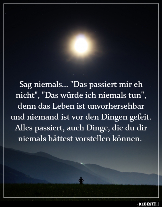 Sag niemals... "Das passiert mir eh nicht"... - Lustige Bilder | DEBESTE.de