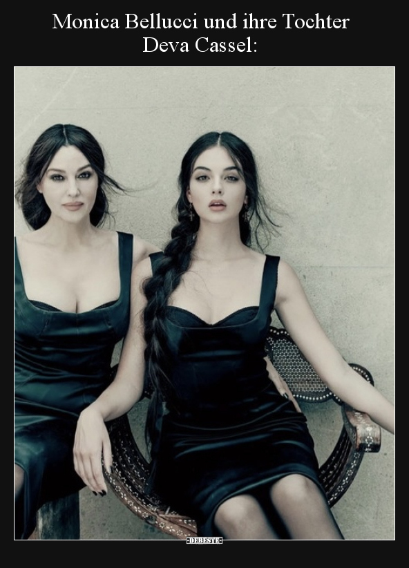 Monica Bellucci und ihre Tochter Deva Cassel..