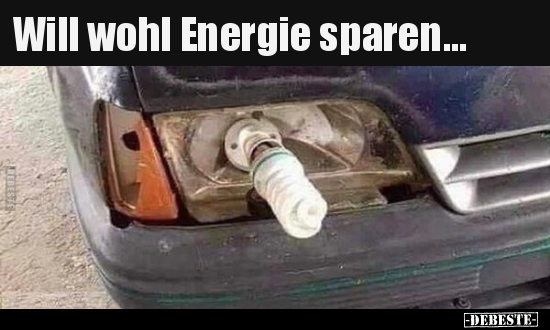 Will wohl Energie sparen... - Lustige Bilder | DEBESTE.de