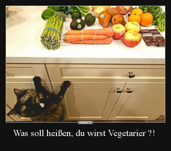 Was soll heißen, du wirst Vegetarier ?!.. - Lustige Bilder | DEBESTE.de