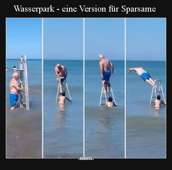 Wasserpark - eine Version für Sparsame.. - Lustige Bilder | DEBESTE.de