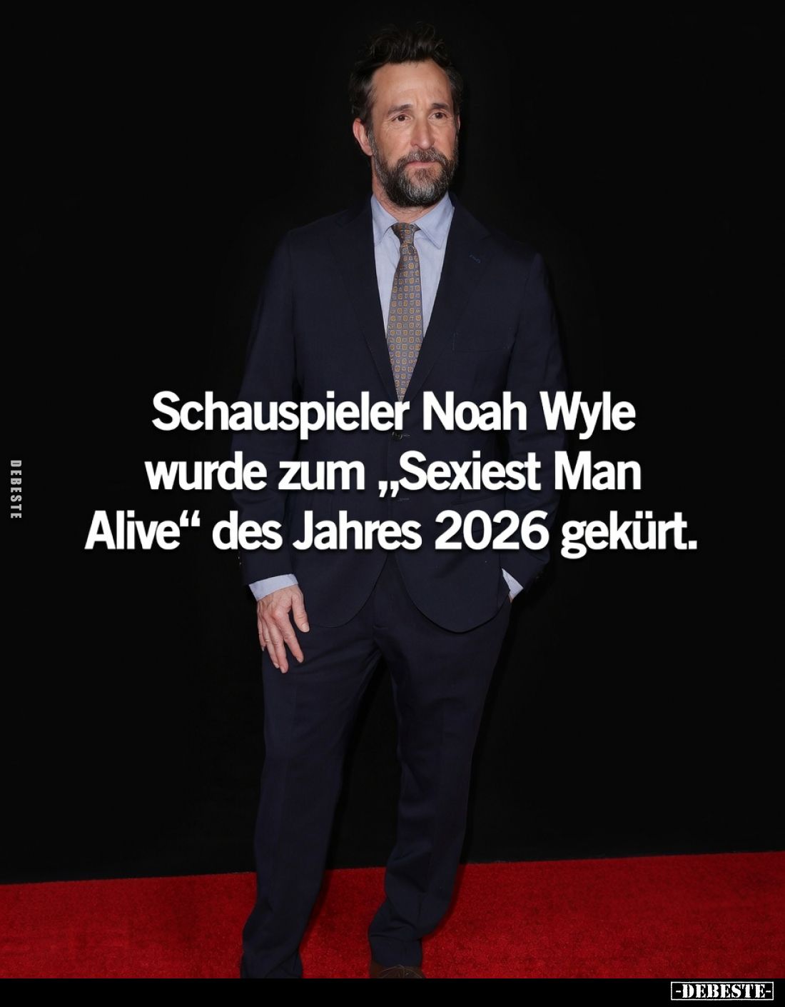 Schauspieler Noah Wyle
wurde zum „Sexiest Man Alive" des Jahres 2026 gekürt.