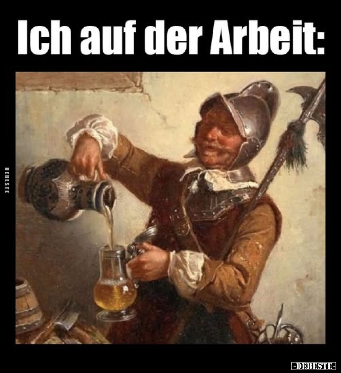 Ich auf der Arbeit: