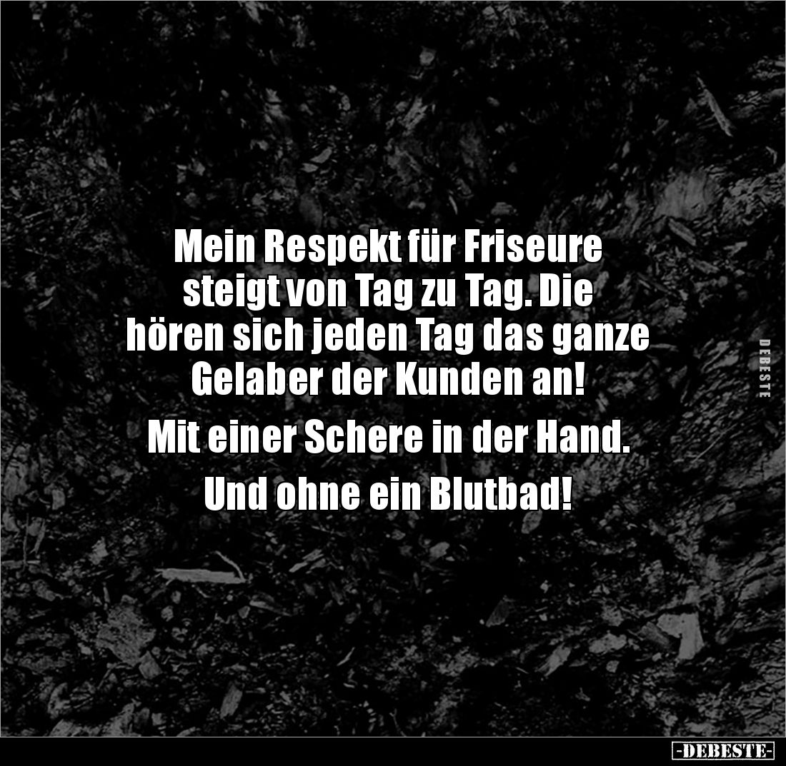 Mein Respekt für Friseure steigt von Tag zu Tag.. - Lustige Bilder | DEBESTE.de