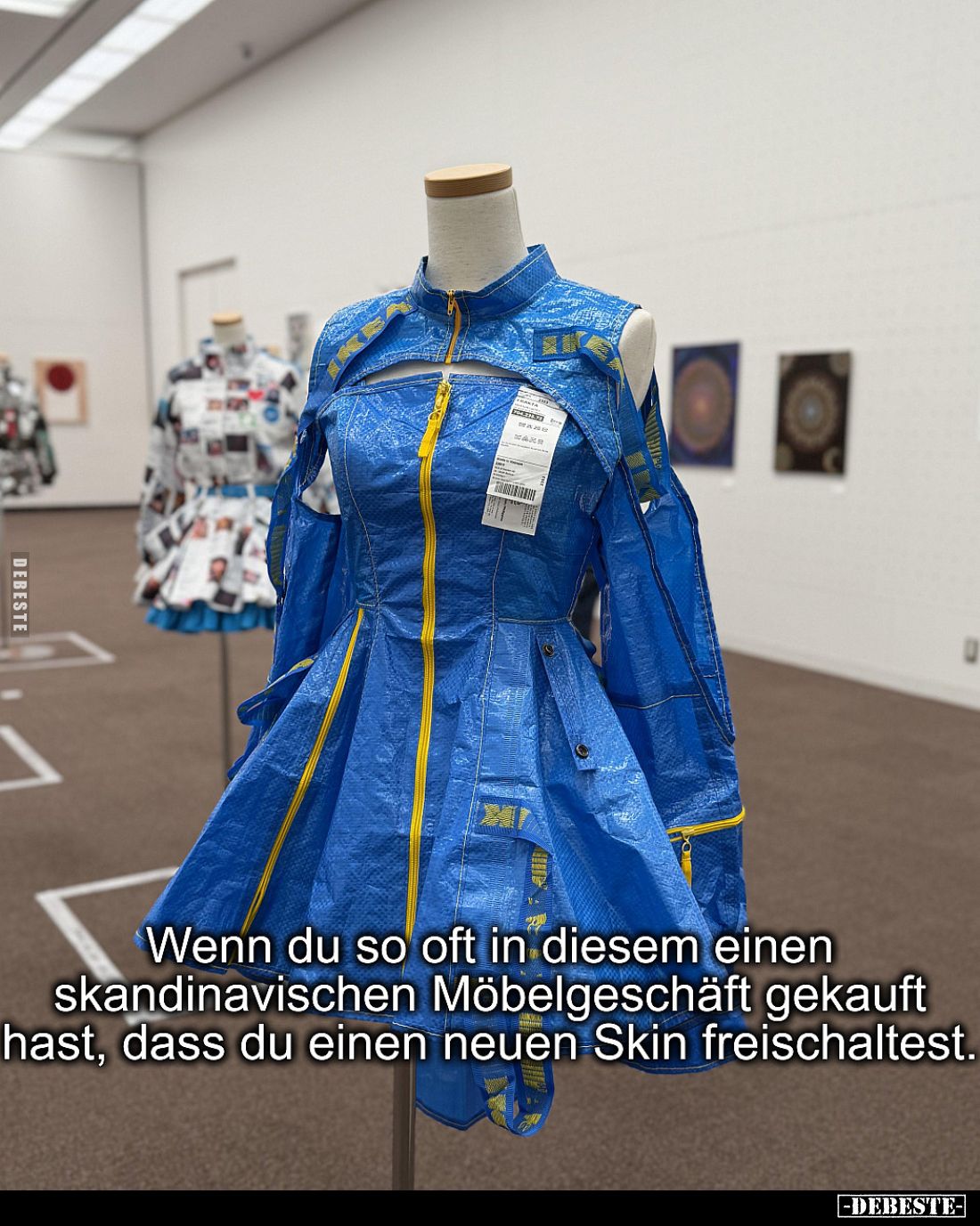 Wenn du so oft in diesem einen
skandinavischen Möbelgeschäft gekauft
hast, dass du einen neuen Skin freischaltest.