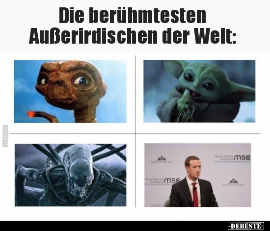 Die berühmtesten Außerirdischen der Welt.. - Lustige Bilder | DEBESTE.de