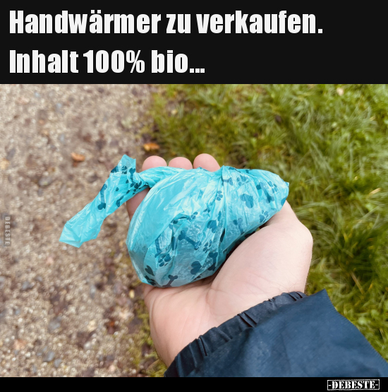 Handwärmer zu verkaufen. Inhalt 100% bio... - Lustige Bilder | DEBESTE.de