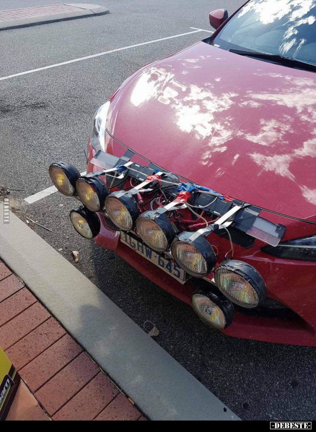 Einer übertreibt immer..