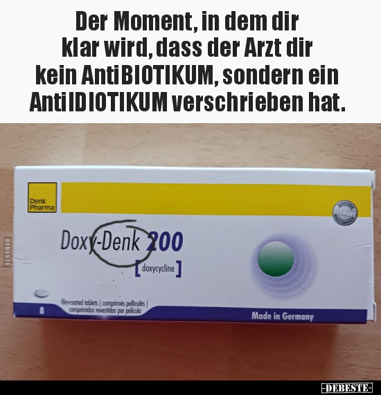 Der Moment, in dem dir klar wird, dass der Arzt dir kein.. - Lustige Bilder | DEBESTE.de