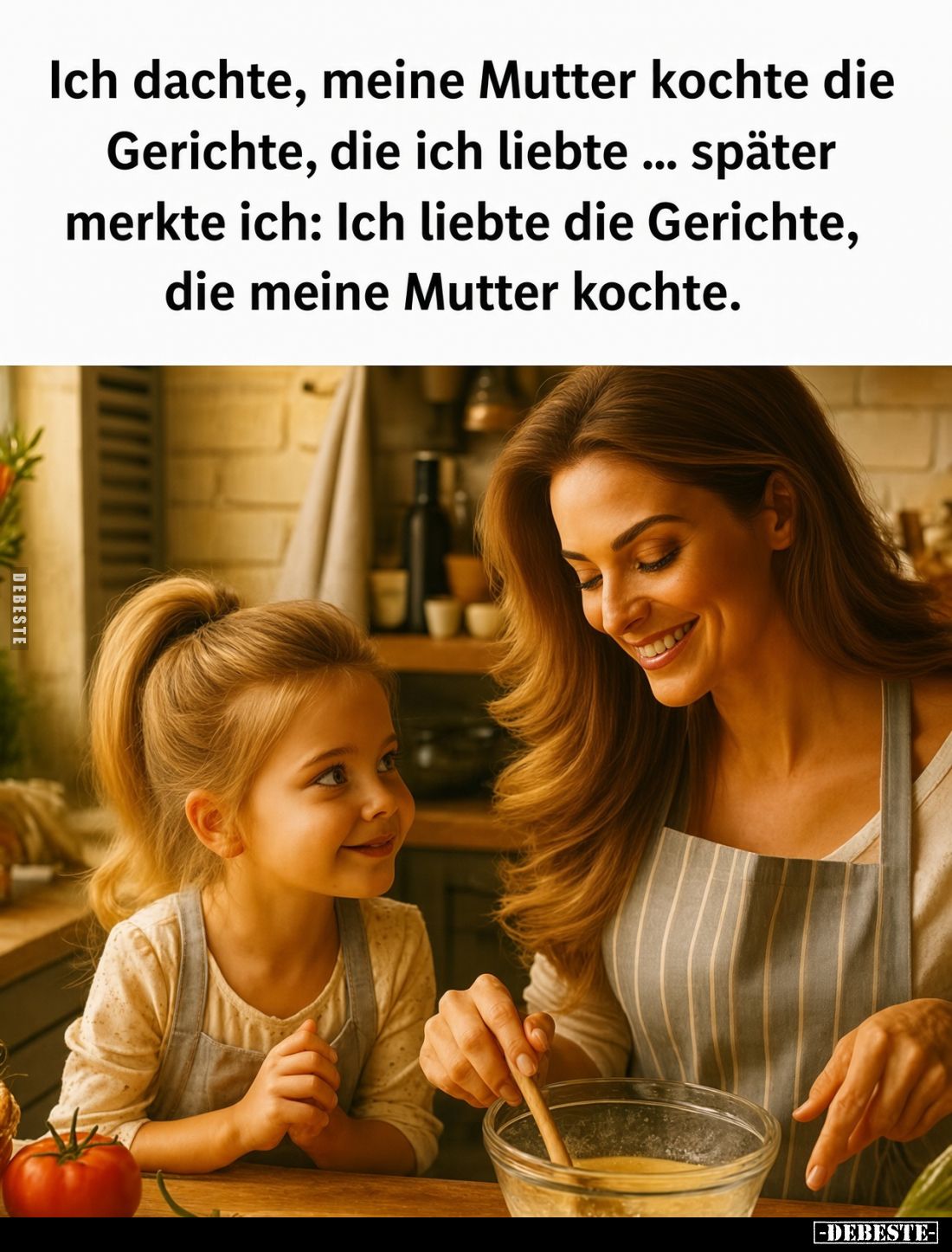 Ich dachte, meine Mutter kochte die Gerichte.. - Lustige Bilder | DEBESTE.de
