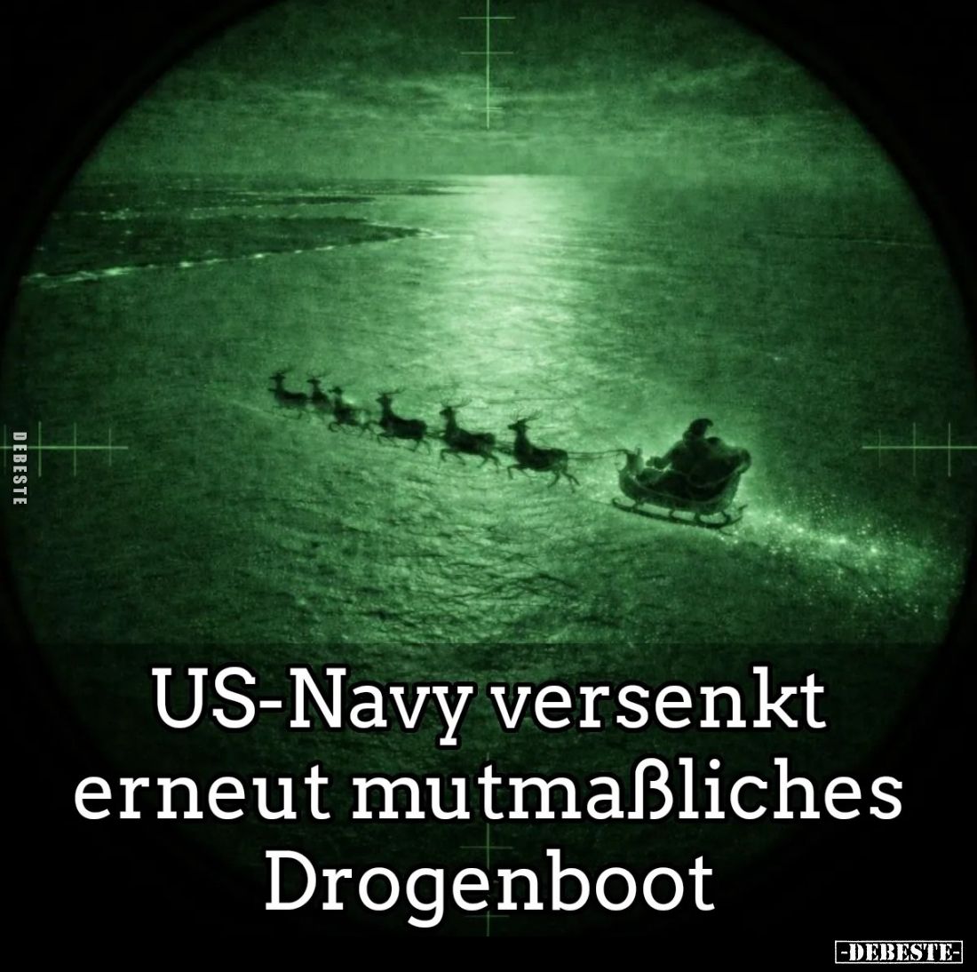 US-Navy versenkt erneut mutmaßliches Drogenboot.