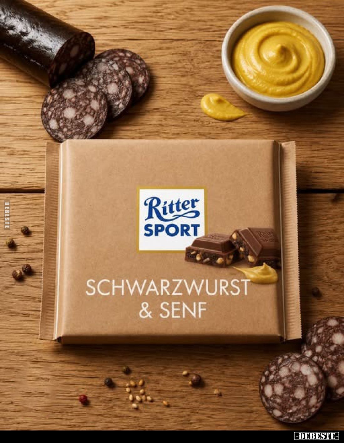 Ritter SPORT
Schwarzwurst & Senf