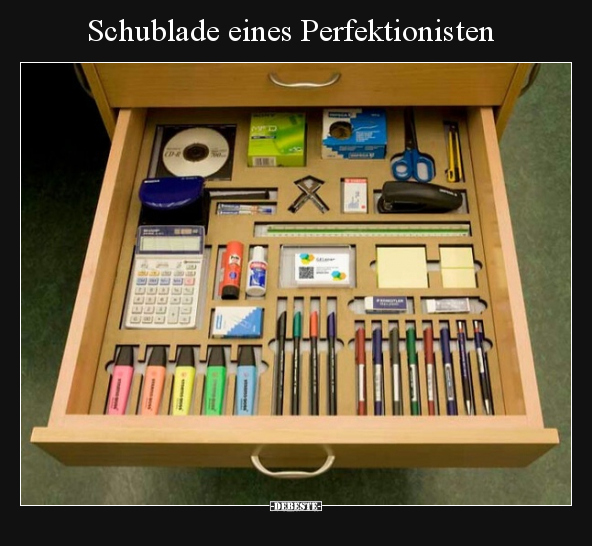 Schublade eines Perfektionisten.. - Lustige Bilder | DEBESTE.de