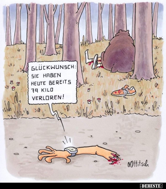 Glückwunsch: Sie haben heute bereits 79 Kilo verloren!