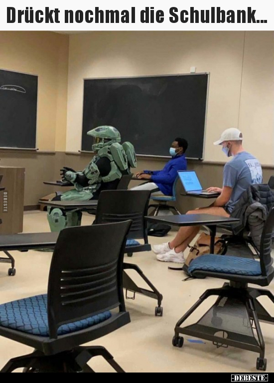 Drückt nochmal die Schulbank...