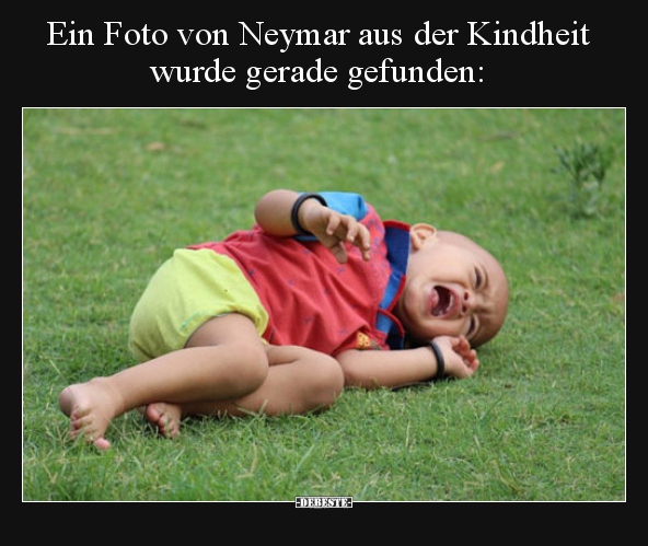 Ein Foto von Neymar aus der Kindheit wurde gerade.. - Lustige Bilder | DEBESTE.de