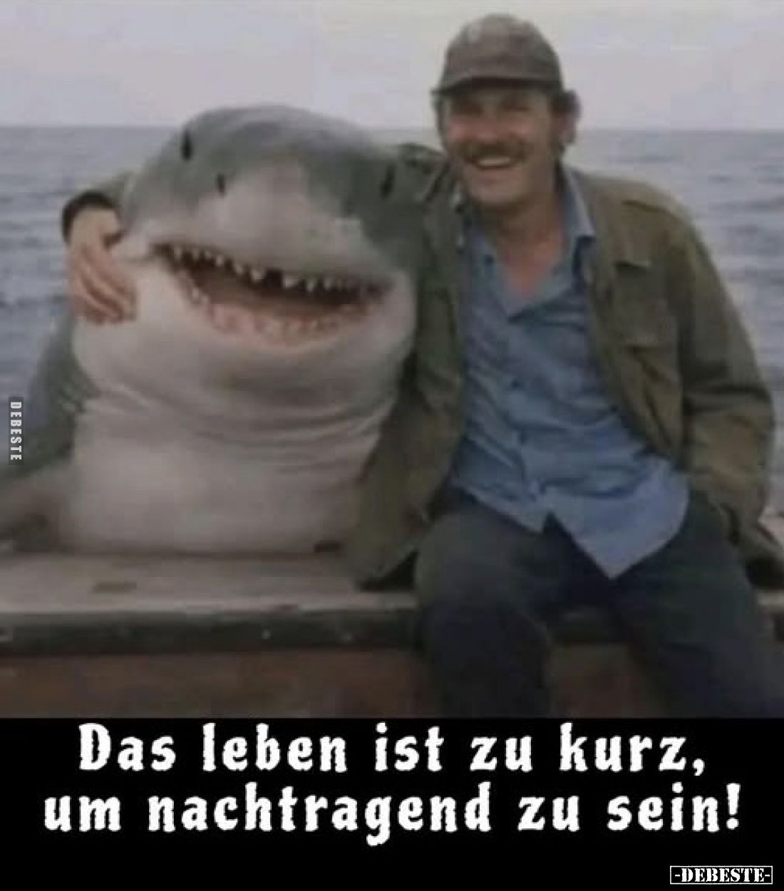 Das leben ist zu kurz, um nachtragend zu sein!