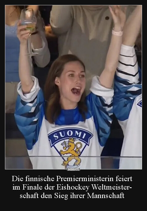 Die finnische Premierministerin feiert im Finale der.. - Lustige Bilder | DEBESTE.de