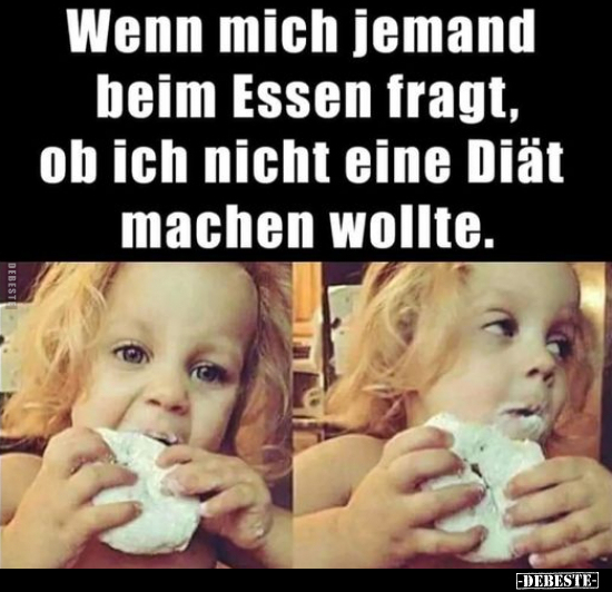 Wenn mich jemand beim Essen fragt.. - Lustige Bilder | DEBESTE.de