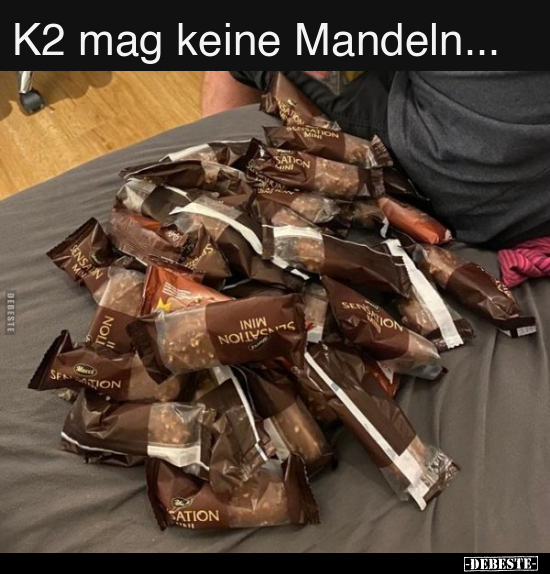 K2 mag keine Mandeln... - Lustige Bilder | DEBESTE.de
