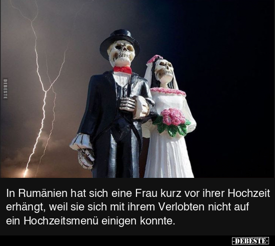 In Rumänien hat sich eine Frau kurz vor ihrer Hochzeit.. - Lustige Bilder | DEBESTE.de