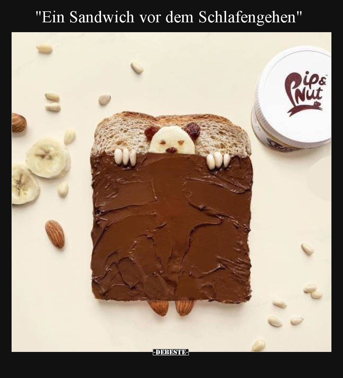 Ein Sandwich vor dem Schlafengehen