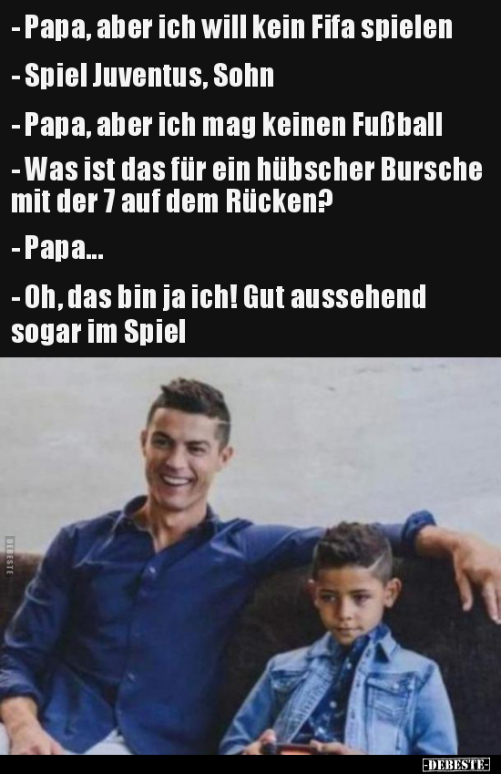 - Papa, aber ich will kein Fifa spielen... - Lustige Bilder | DEBESTE.de