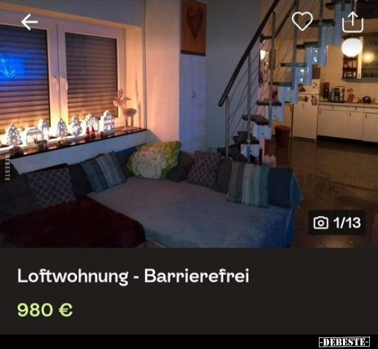 Loftwohnung - Barrierefrei 980€.. - Lustige Bilder | DEBESTE.de