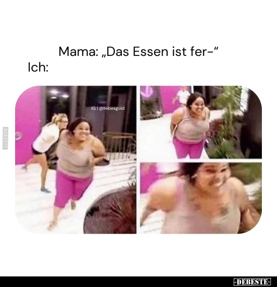 Mama, Essen